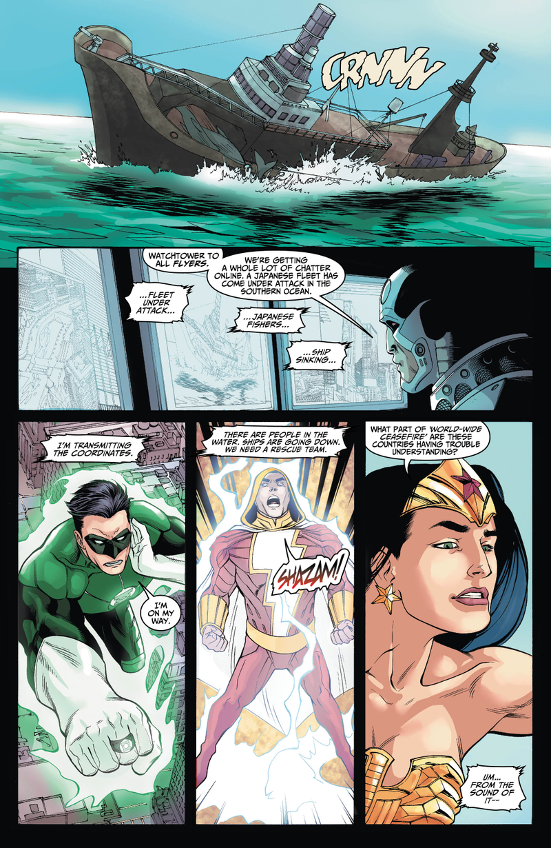 Illustration for article titled Aquaman Isn’t Happy In This Preview of Next Week’s Injustice #4